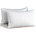 Orthopedic Support Shredded Memory Foam Pillows for Sleeping, Bed Pillows Queen Size Set of 2 Pack Adjustable for Side and Back Sleeper ... - Orthopedic Shredded Foam Bed Pillow Set - Default Title
