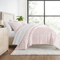 Fluffy Down Alternative All Season Ultra Soft Comforter Set Lightweight Bedding in Pressed Flowers for Full/Queen Size - All-Season Down Alternative Comforter Insert - Default Title