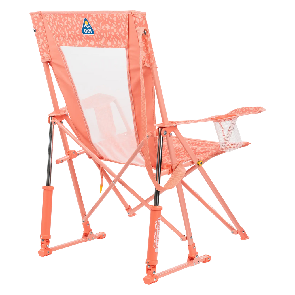 Smooth Motion Comfort Pro Rocker - Choice 375 - Patented Spring-Action Rocking Chair for Camping Detail
