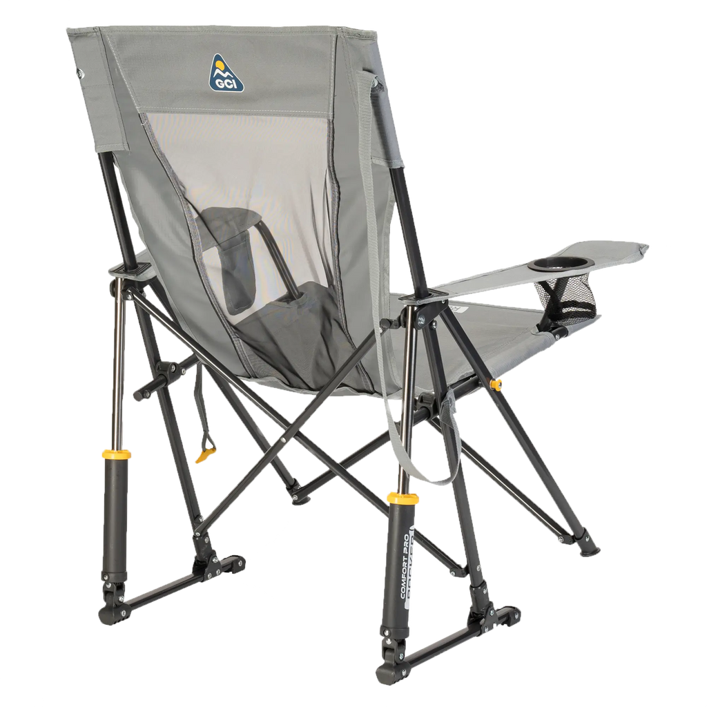 Smooth Motion Comfort Pro Rocker - Choice 375 - Patented Spring-Action Rocking Chair for Camping Detail