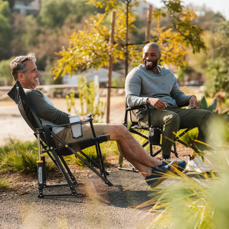 Heavy-Duty Freestyle Comfort Pro Rocker XL - Choice 107 - Freestyle Rocker Portable Outdoor Folding Chair Detail
