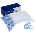 Fluffy Shredded Cooling Shredded Memory Foam Bed Pillows Adjustable Firm Support Pillow for Side and Back Sleepers Curved Pillows Set... - Decorative Throw Pillow Cushion for Sofa & Bed - Default Title