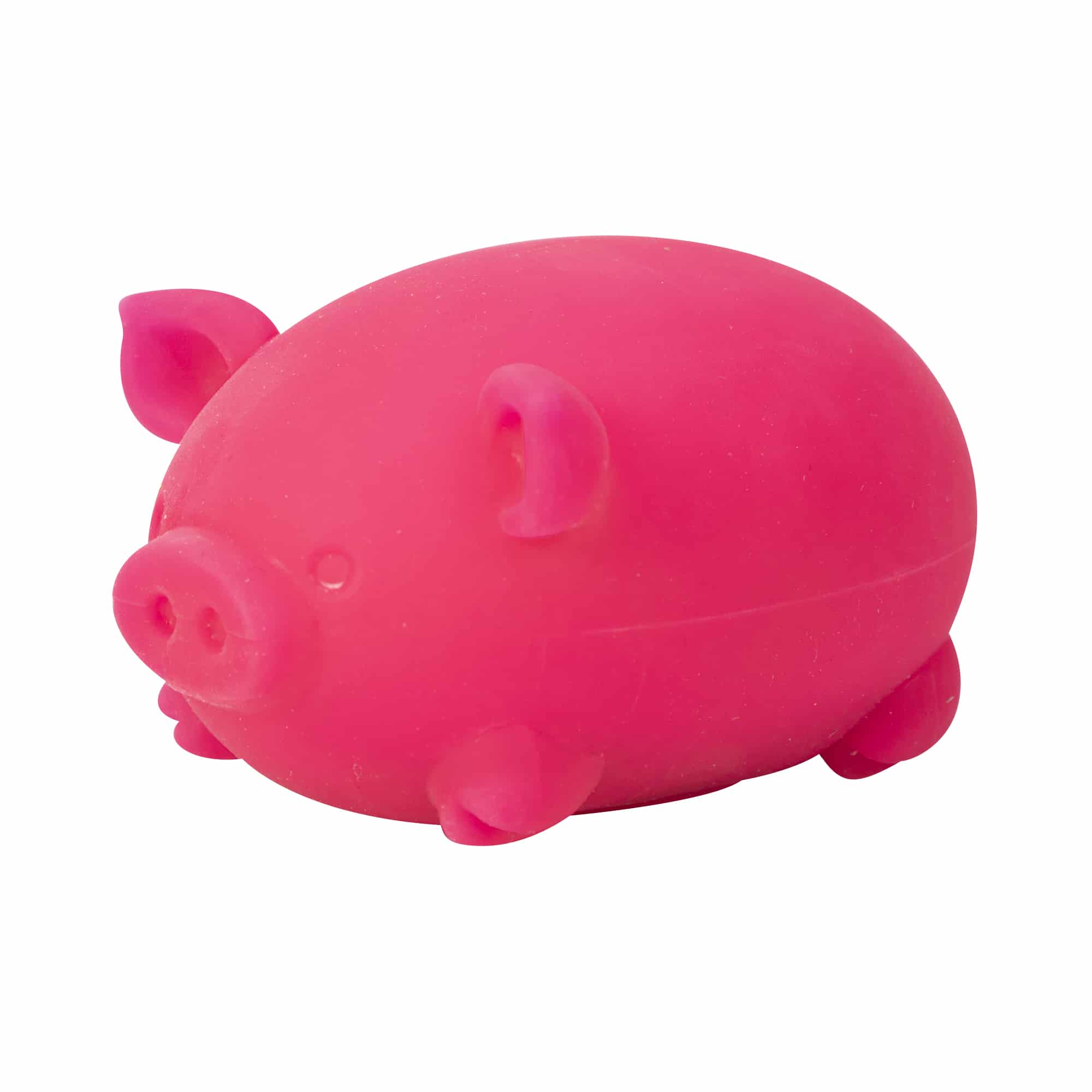 Cute Collectible NeeDoh Dig’ It Pig | Select Velvet Canopy - Dino Character Malt-Gel Filled Sensory Glob Detail