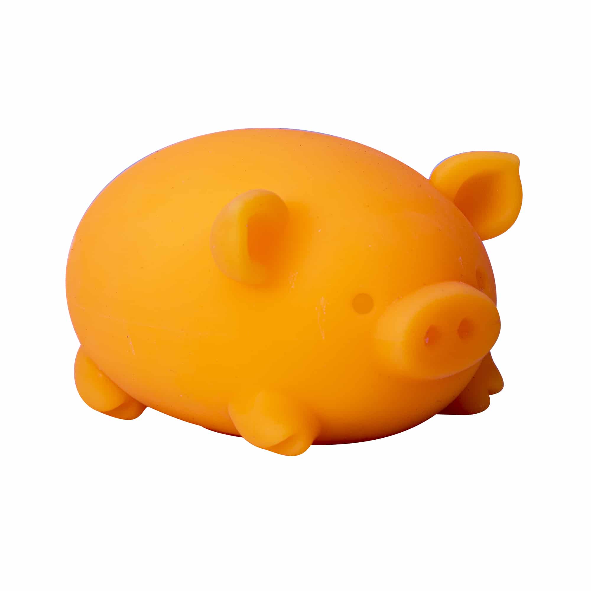 Cute Collectible NeeDoh Dig’ It Pig | Select Velvet Canopy - Dino Character Malt-Gel Filled Sensory Glob Detail