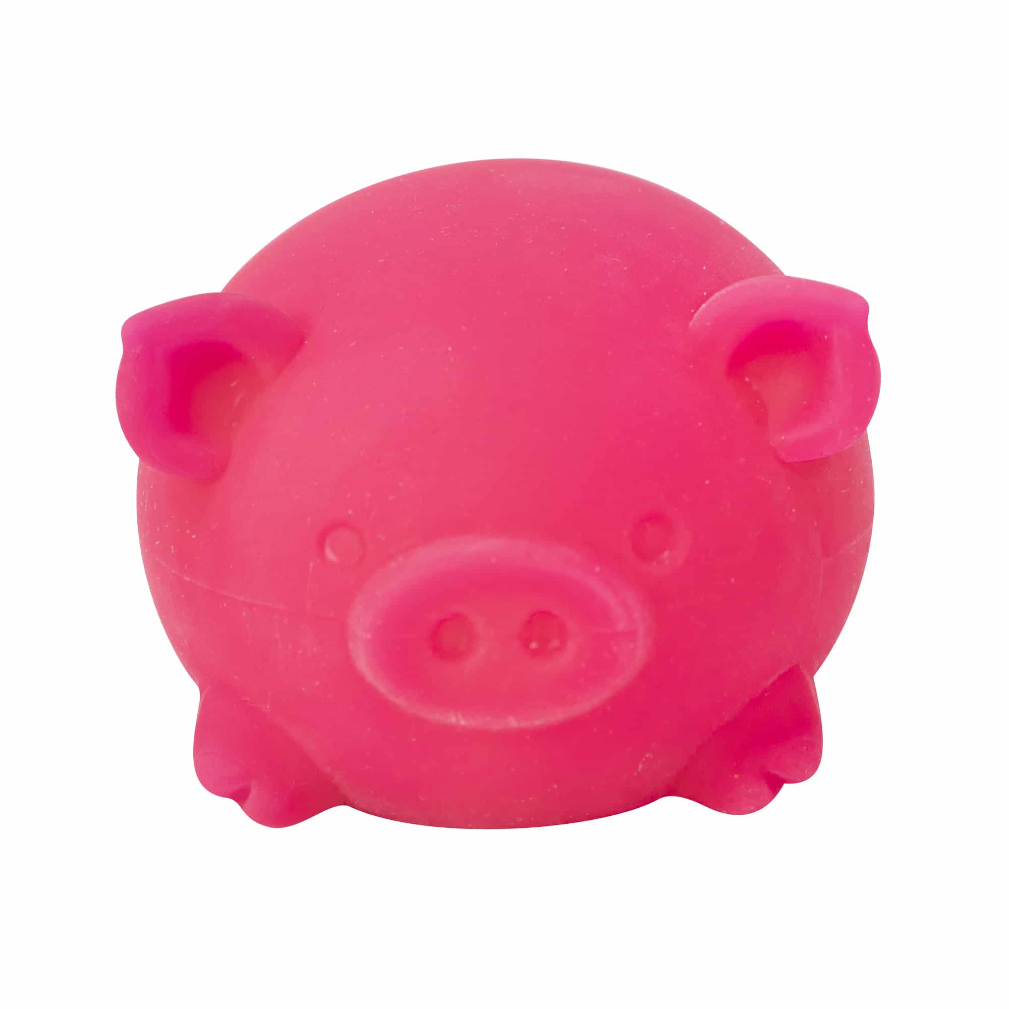 Cute Collectible NeeDoh Dig’ It Pig | Select Velvet Canopy - Dino Character Malt-Gel Filled Sensory Glob Detail