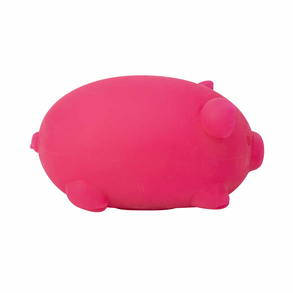 Cute Collectible NeeDoh Dig’ It Pig | Select Velvet Canopy - Dino Character Malt-Gel Filled Sensory Glob Detail