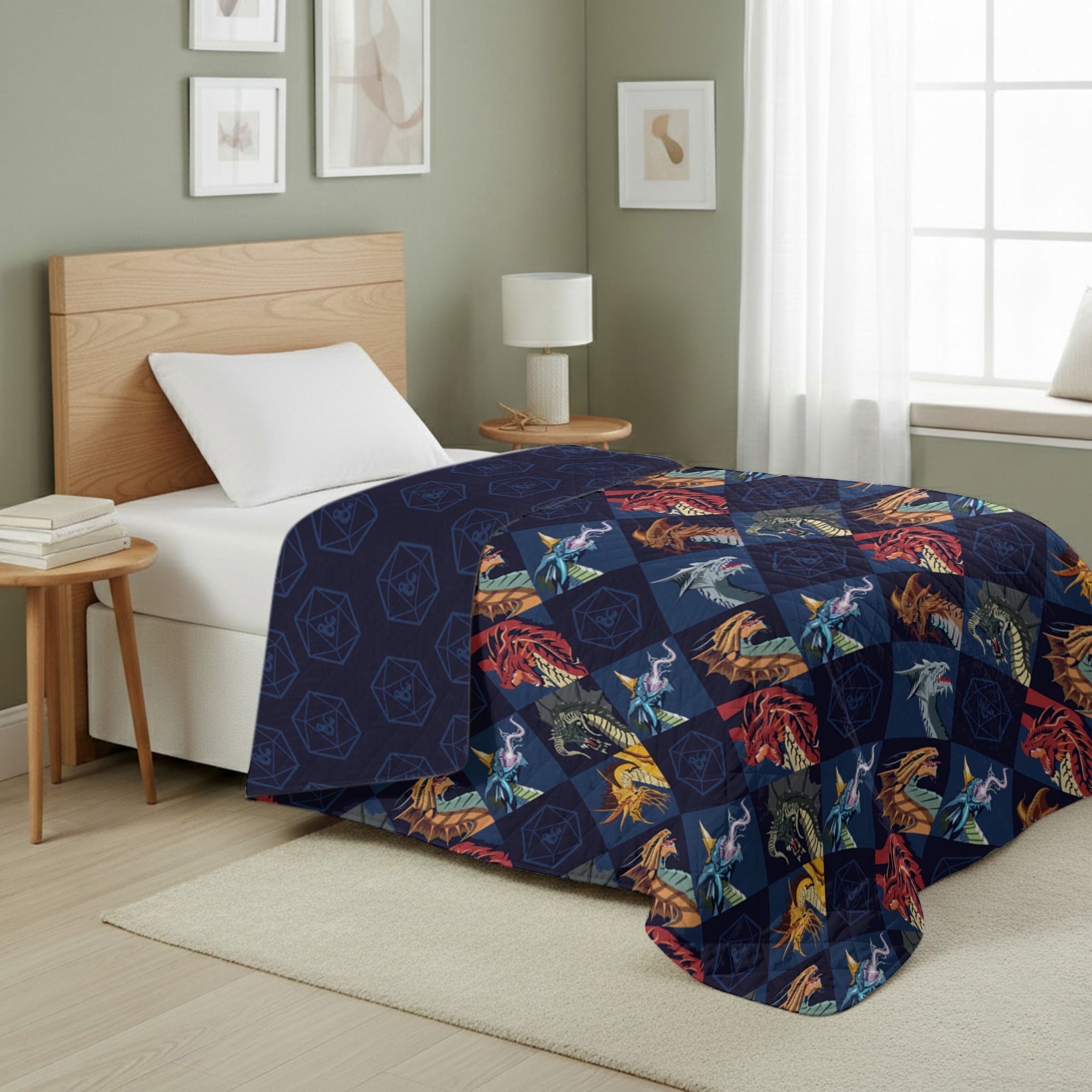 Super Soft Flannel Quilted Throw Blanket 60x80 inches, Kids Character Bedding - Luxury Knitted Decorative Throw Blanket with Fringes - Default Title