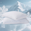 Decorative Plump 2-Pack Adjustable Cooling Bed Pillows, Shredded Memory Foam Pillows Set of 2, Standard Queen, Dual Sides - Ergonomic Memory Foam Pillow for Neck Pain Support - Default Title