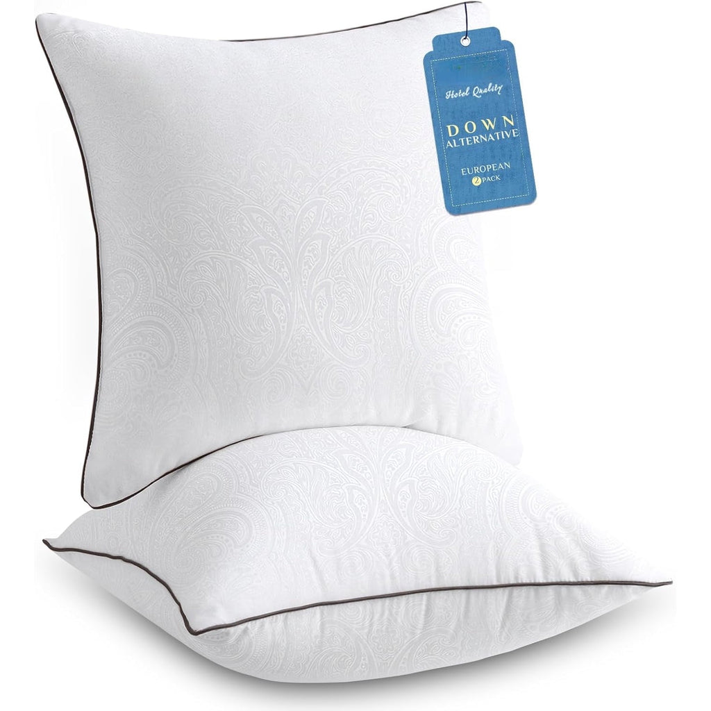 Orthopedic Support for Sleeping, Soft and Supportive Throw for Couch, Bed and Sofa, Down Alternative Pillow, 26x26 Inches - Decorative Throw Pillow Cushion for Sofa & Bed - Default Title