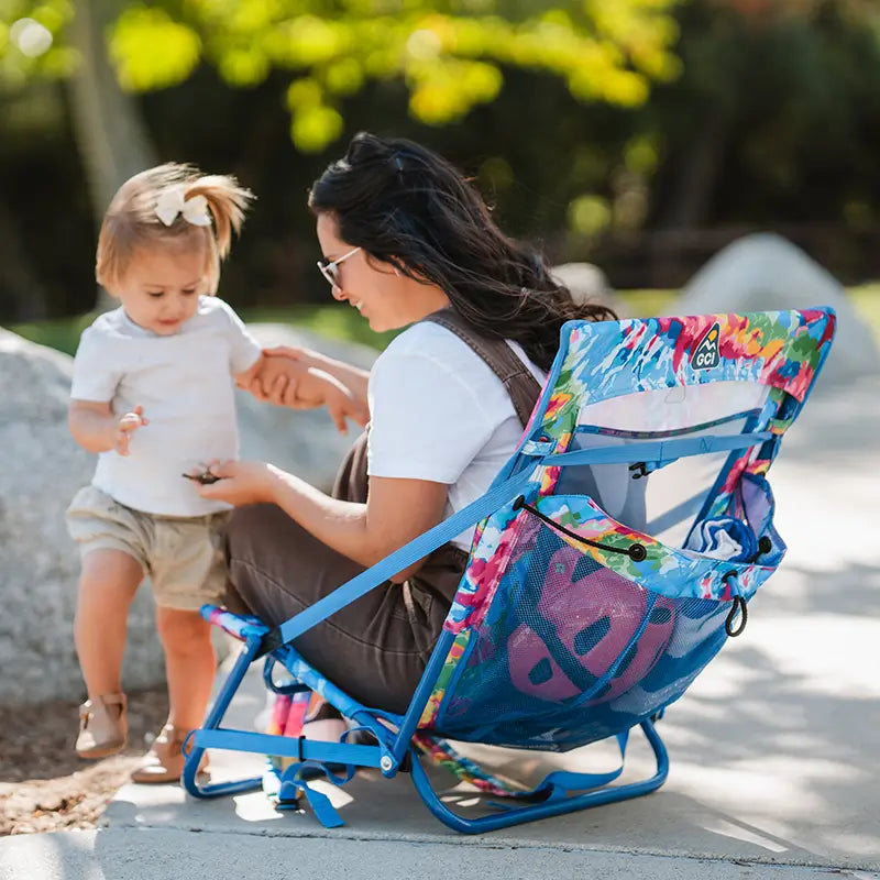 Low-Profile Everywhere Chair 2 - Choice 656 - Portable Heavy-Duty Low Boy Chair for Ocean Side Detail