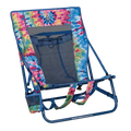 Low-Profile Everywhere Chair 2 - Choice 656 - Portable Heavy-Duty Low Boy Chair for Ocean Side - Tie Dye