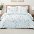 Hypoallergenic Cloud 3-Piece Floral King Size Comforter Set, Microfiber Bedding Down Alternative Comforter for All Seasons with 2 Pillow S... - All-Season Down Alternative Comforter Insert - Default Title