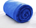 Cozy Fleece Plush Fuzzy Fleece Throw Blanket (40" x 50", Cobalt Blue)- Soft, Warm and Lightweight - Lightweight Plush Warm Blanket for All Seasons - Default Title