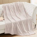 Reversible Sherpa Waffle Textured Mixed Camel Fleece Blanket, Super Soft and Warm 50"x70" Throw Blanket for Couch, Cozy, Fuzzy and Ligh... - Luxury Knitted Decorative Throw Blanket with Fringes - Default Title