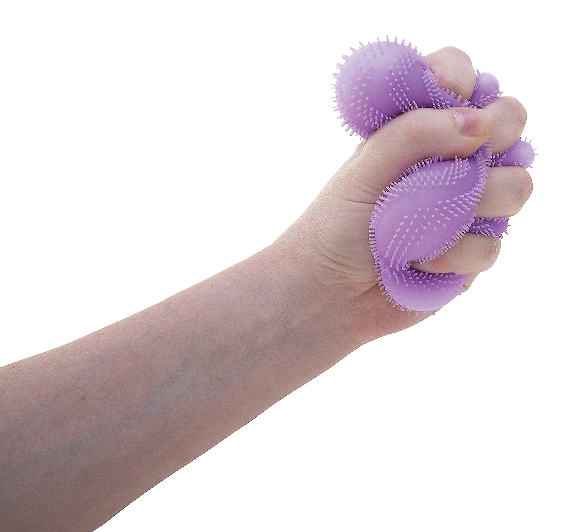 Textured Sensory NeeDoh Fuzz Ball Flower Power | Signature Elm Point - Fuzzy Flocked Textured Sensory Fidget Ball - Surprise Me! (Random Color)
