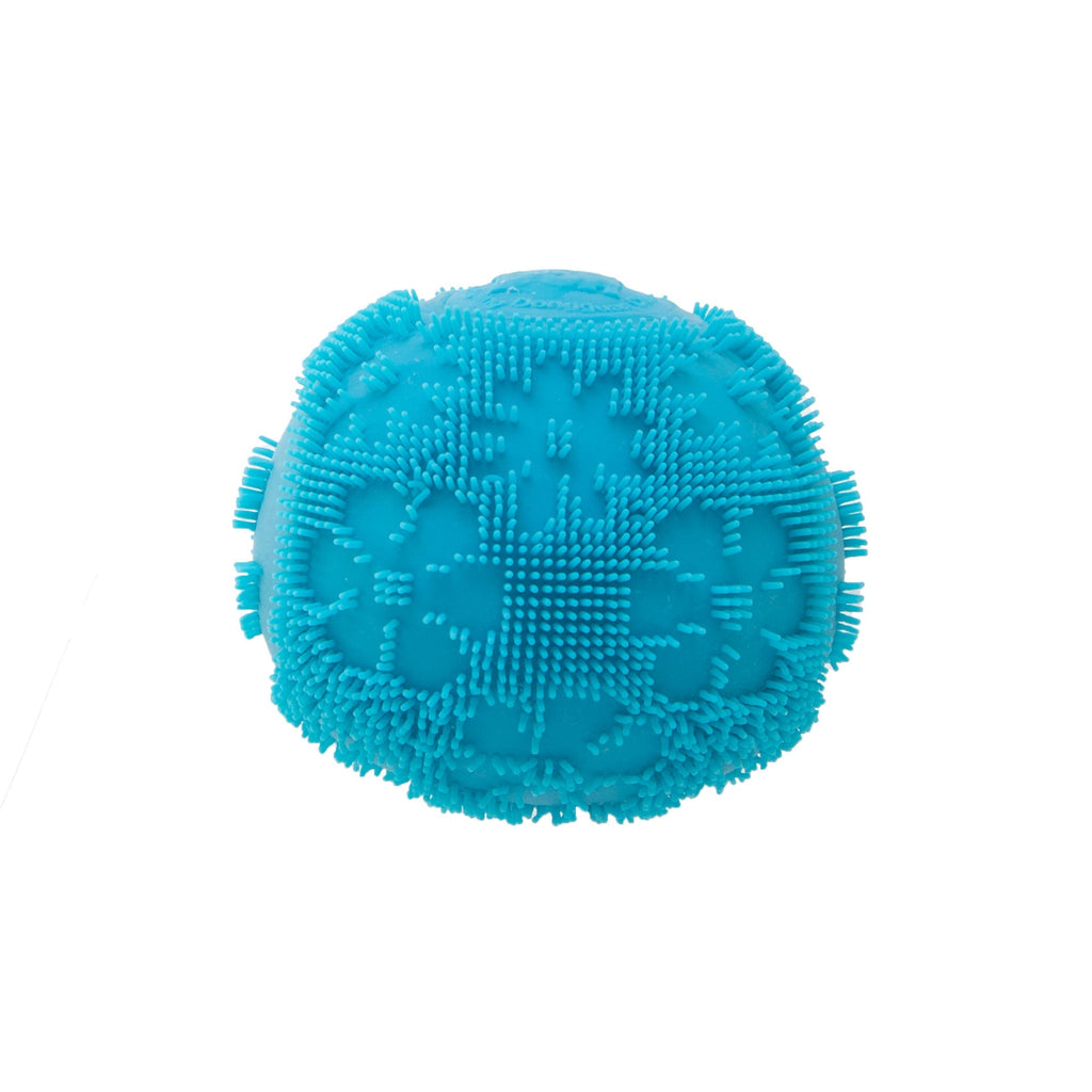 Textured Sensory NeeDoh Fuzz Ball Flower Power | Signature Elm Point - Fuzzy Flocked Textured Sensory Fidget Ball Detail