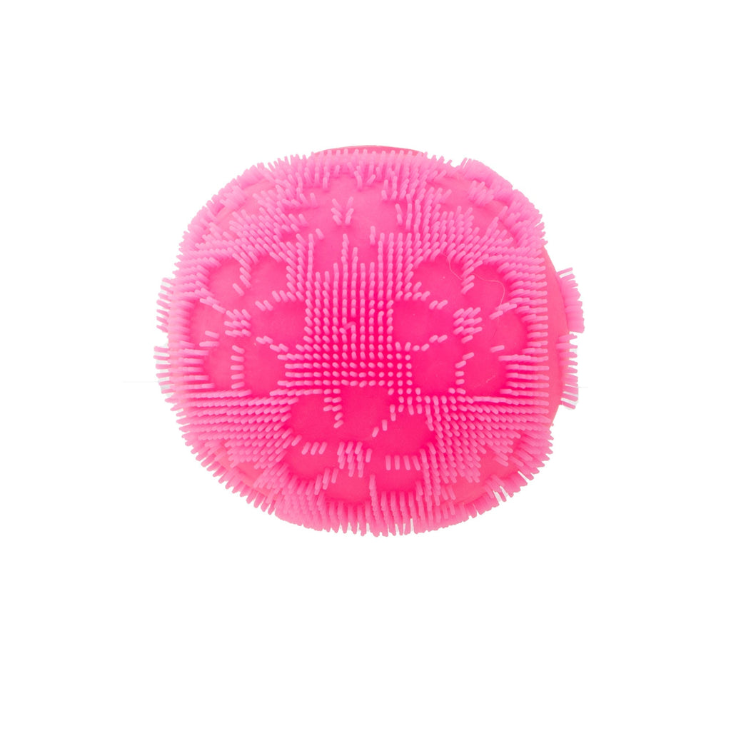 Textured Sensory NeeDoh Fuzz Ball Flower Power | Signature Elm Point - Fuzzy Flocked Textured Sensory Fidget Ball Detail