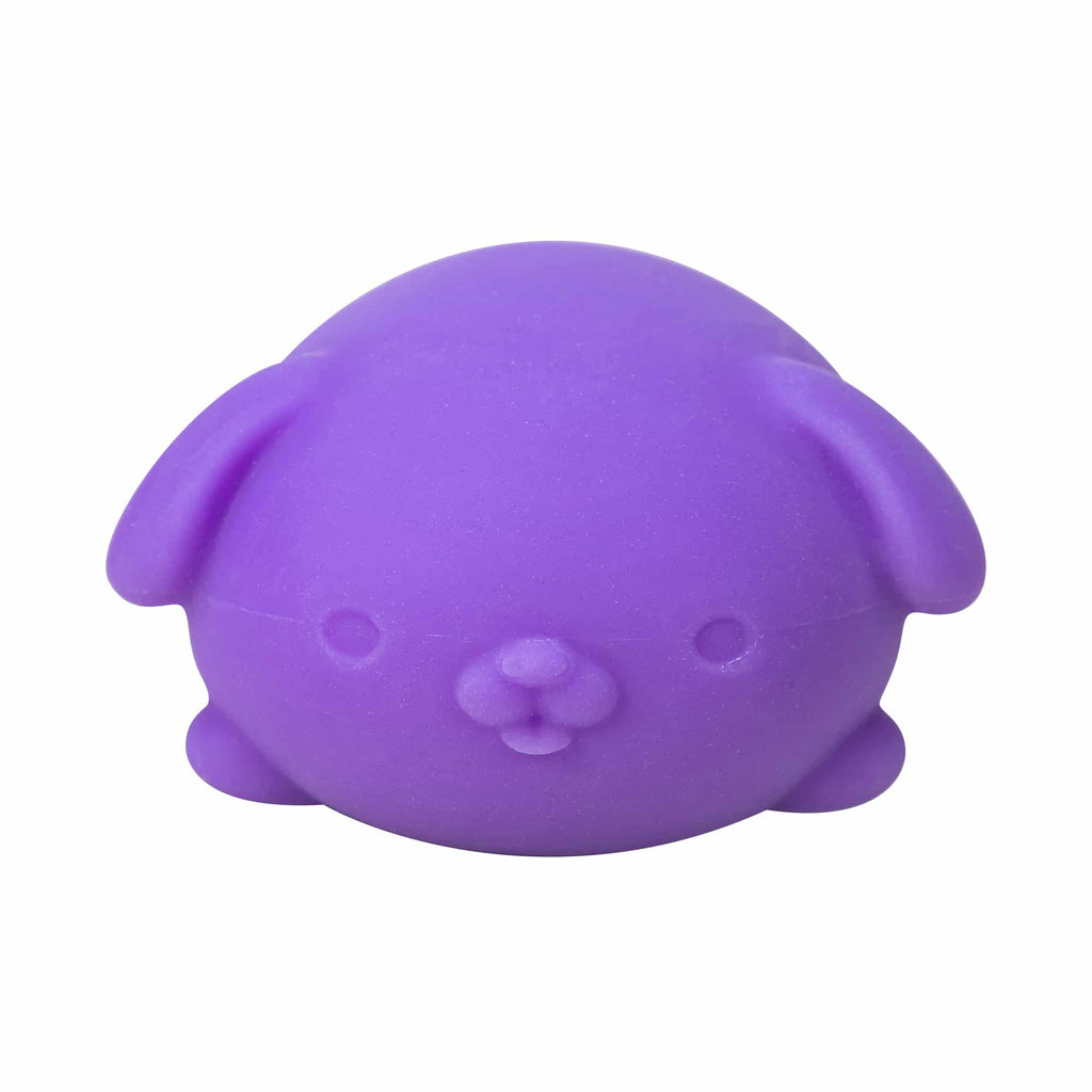 Cute Collectible NeeDoh Funky Pup | Collection Canyon Shore - Collectible Shaggy Monster Squishable Toy Detail