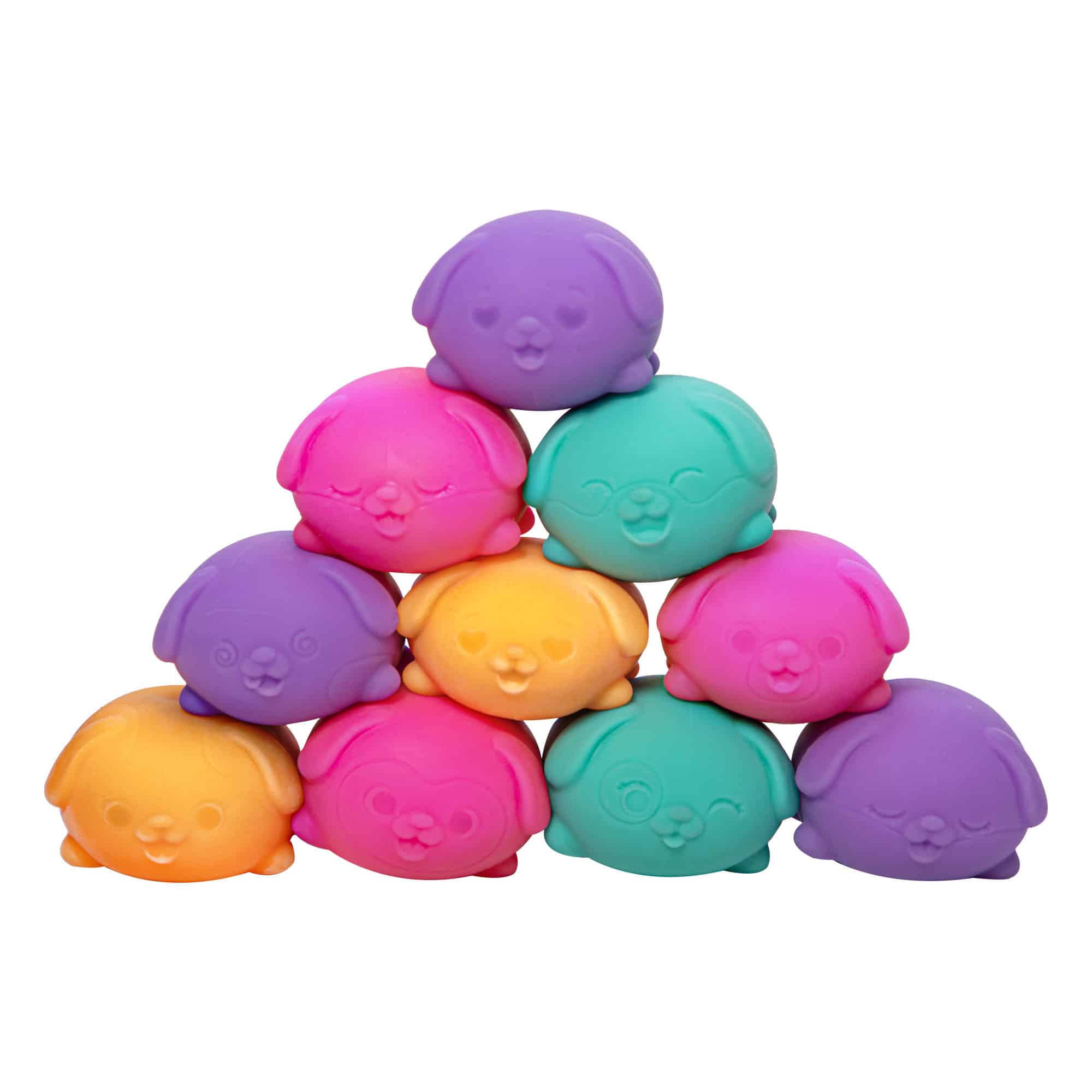 Teeny-Tiny Teenie NeeDoh Funky Pup | Edition Copper Bloom - Collectible Teenie Tiny Fidget Balls for Kids Detail