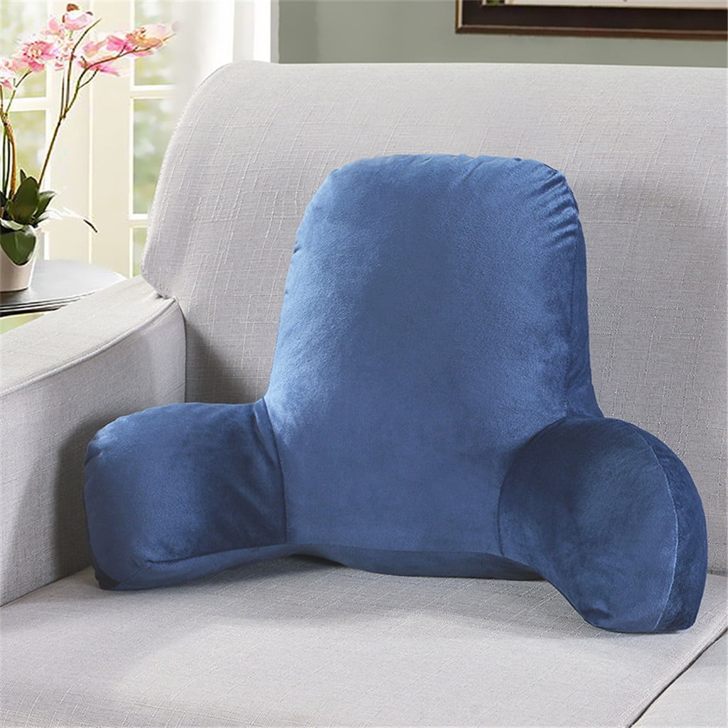 Hotel Collection Backrest Pillow with Arms, Back Rest for Bed Sitting, Plush Big Backrest Lumbar Support Chair Cushion, Foam ... - Orthopedic Shredded Foam Bed Pillow Set - Default Title