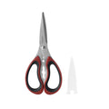 Innovative Stainless Steel Kitchen and Herb Shears with Red and Black Handle - Innovative Kitchen Helper for Modern Cooking - Default Title