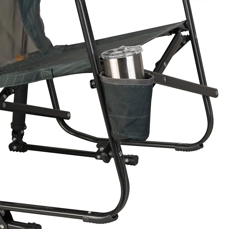 Heavy-Duty Freestyle FirePit Rocker - Choice 737 - Patented Spring-Action Rocking Chair for Camping Detail