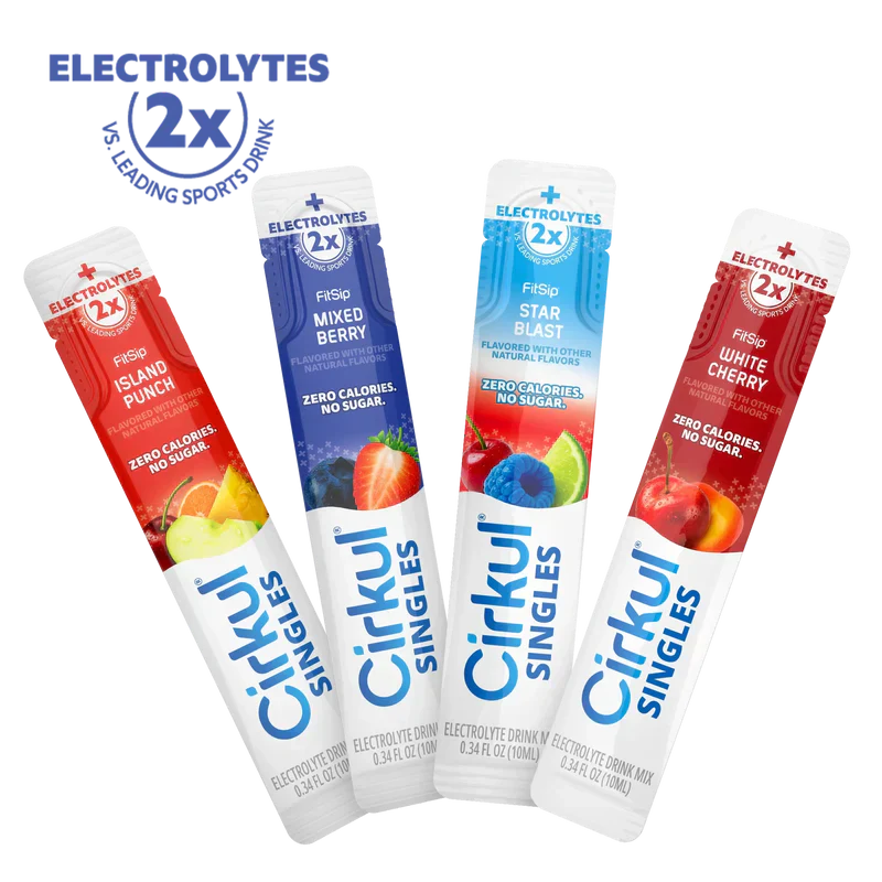 Sugar-Free 16-Pack  Singles FitSip Bundle J8XB - Zero-Calorie Multi-Flavor Sip Pods for Water Bottle - Default Title