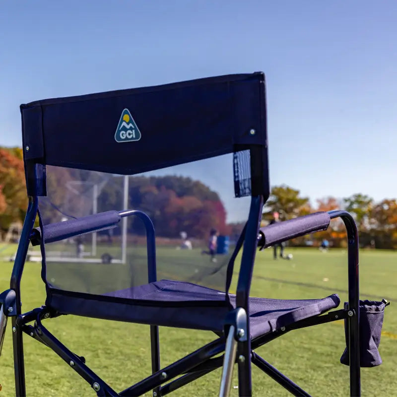 Premium All-Weather Freestyle Rocker Elite - Choice 460 - Heavy-Duty Kickback Rocker with Beverage Holder Detail