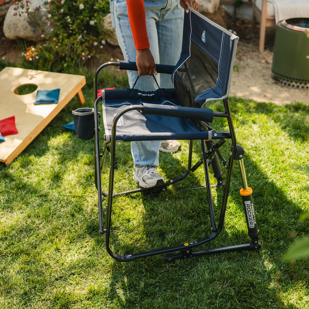Smooth Motion Freestyle Rocker - Choice 711 - RoadTrip Rocker Smooth Motion Camp Chair Detail