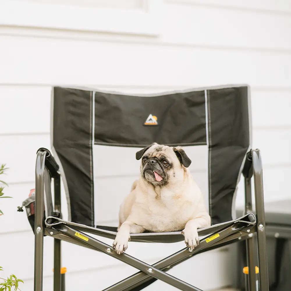 Patented Spring-Action Freestyle Rocker XL - Choice 552 - Heavy-Duty Kickback Rocker with Beverage Holder Detail