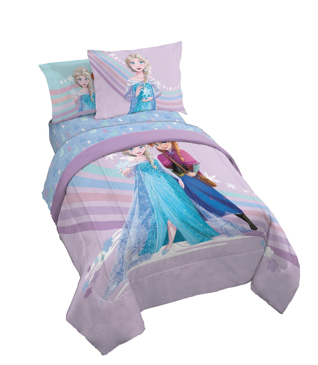 Fluffy Down Alternative The Poet Inside 5 Piece Twin Size Kids Comforter Set wth Sham - Super Soft Elsa Bed Set for Kids - Luxurious Quilted Duvet Cover Set - Default Title