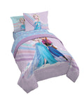 Fluffy Down Alternative The Poet Inside 5 Piece Twin Size Kids Comforter Set wth Sham - Super Soft Elsa Bed Set for Kids - Luxurious Quilted Duvet Cover Set - Default Title