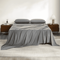 Wrinkle-Resistant Full Size Bed Sheets, 4 Piece Sheets 14” Deep Pocket Sheet & Pillowcase Sets Soft Microfiber Luxury Bedding Fitted Sh... - Breathable Egyptian Cotton Flat & Fitted Sheets - Default Title
