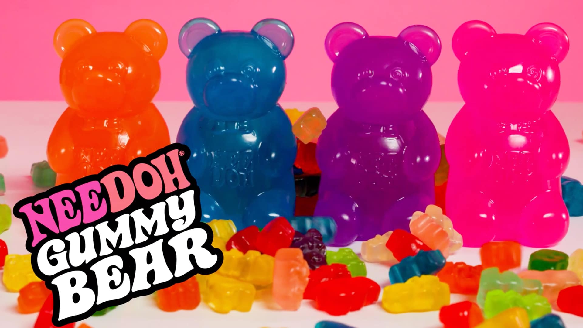 Purrfectly Squishy NeeDoh Gummy Bear | Edition Canyon Forest - Cute Animal-Shaped NeeDoh Fidget Toy for Kids Detail