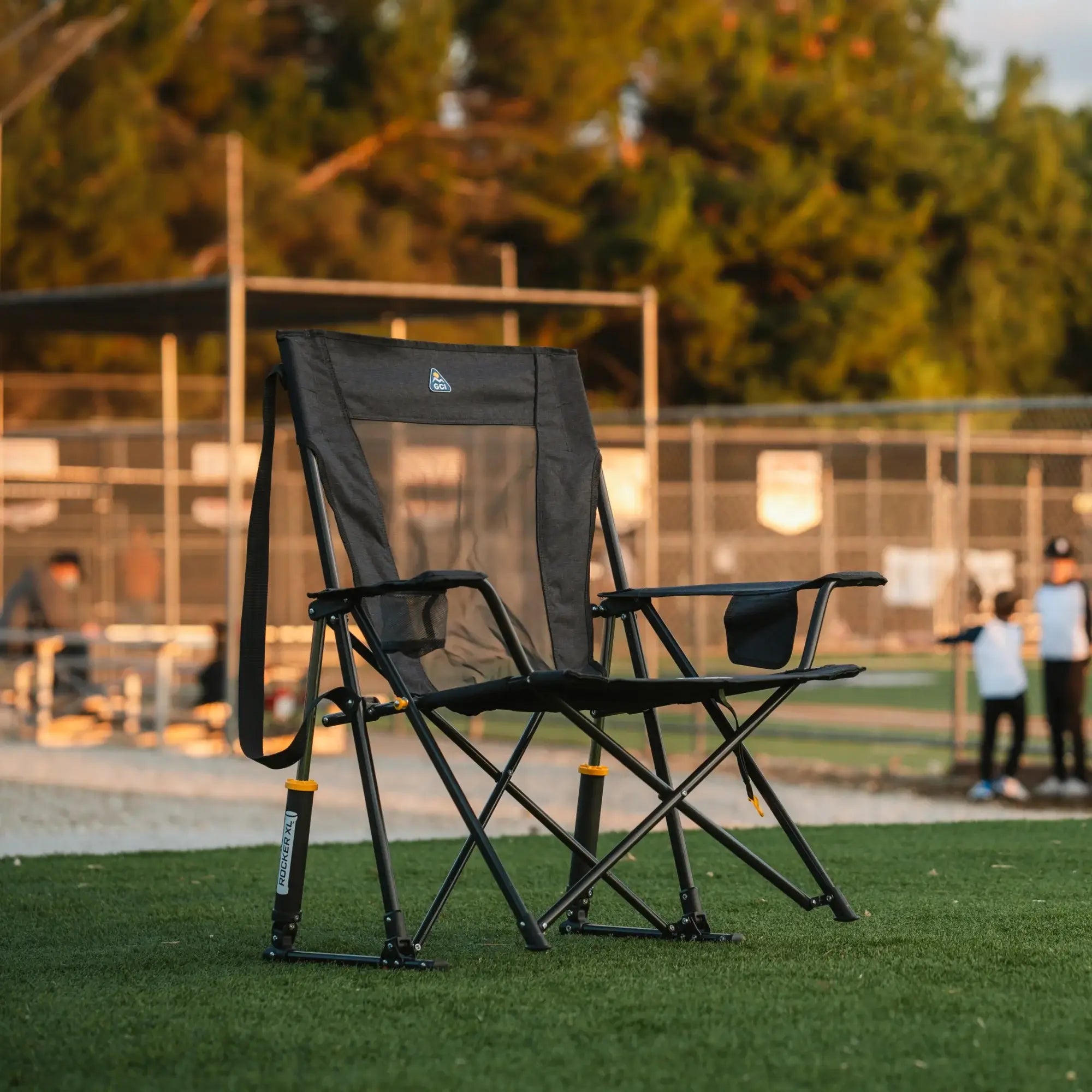 Heavy-Duty Freestyle Comfort Pro Rocker XL - Choice 107 - Freestyle Rocker Portable Outdoor Folding Chair Detail