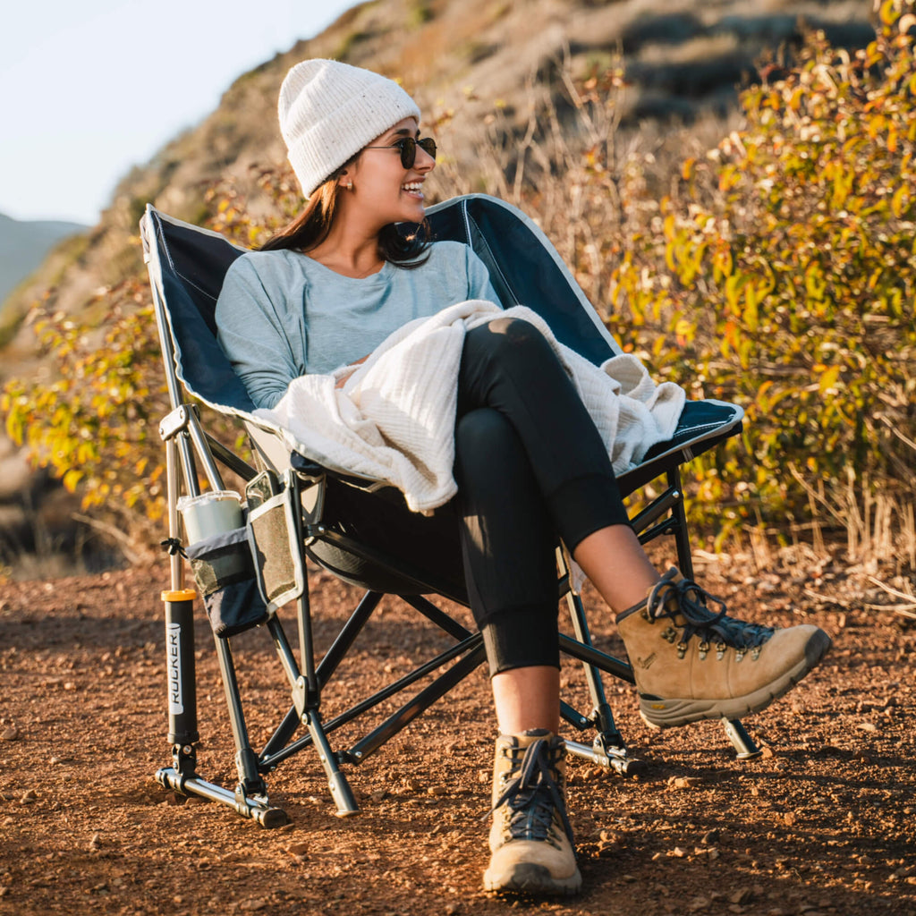 Heavy-Duty Freestyle Pod Rocker - Choice 933 - RoadTrip Rocker Smooth Motion Camp Chair Detail