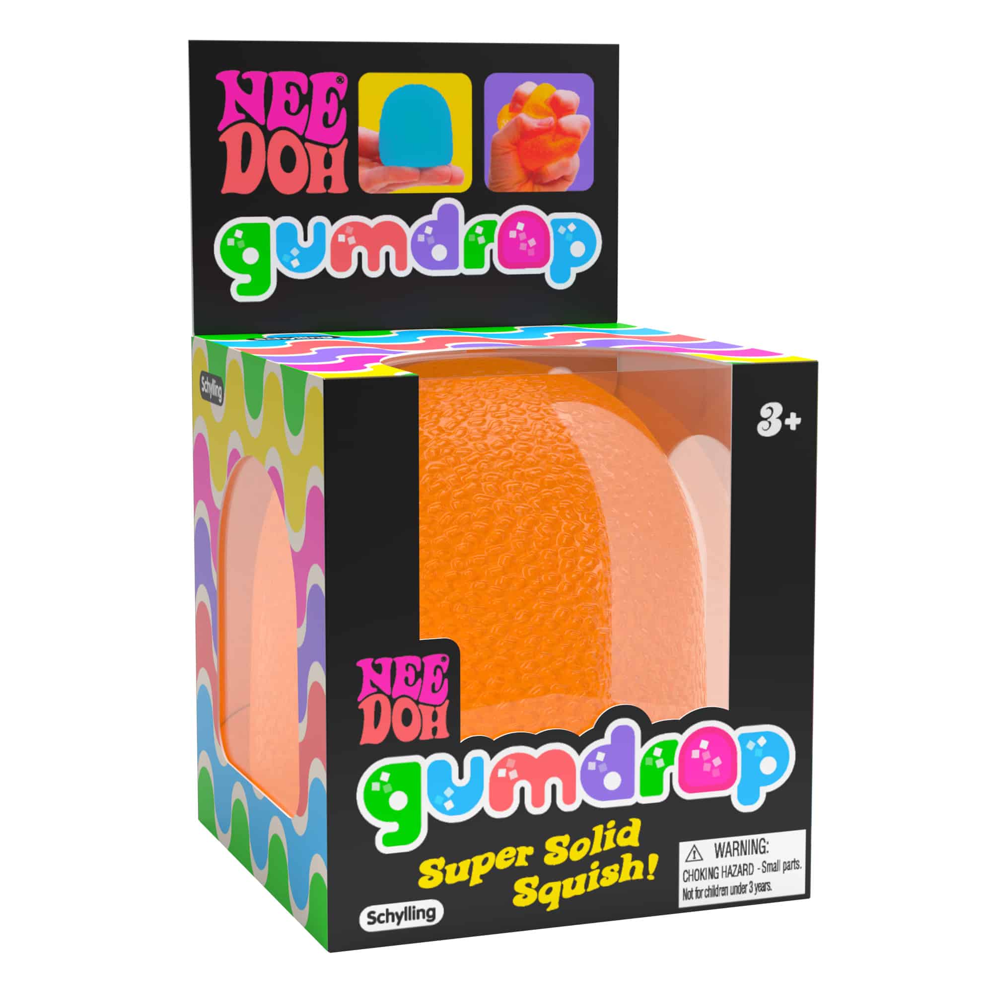 Deliciously Squishy NeeDoh Gumdrop | Edition Juniper Flare - Fun Food Fidget Cookie Squishable Toy - Surprise Me! (Random Color)