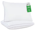 Orthopedic Support 2 Pack Pillows for Bed, Standard Size Pillows Insert for Side and Back Sleepers, Soft Down Alternative Microfiber Fil... - Orthopedic Shredded Foam Bed Pillow Set - Default Title