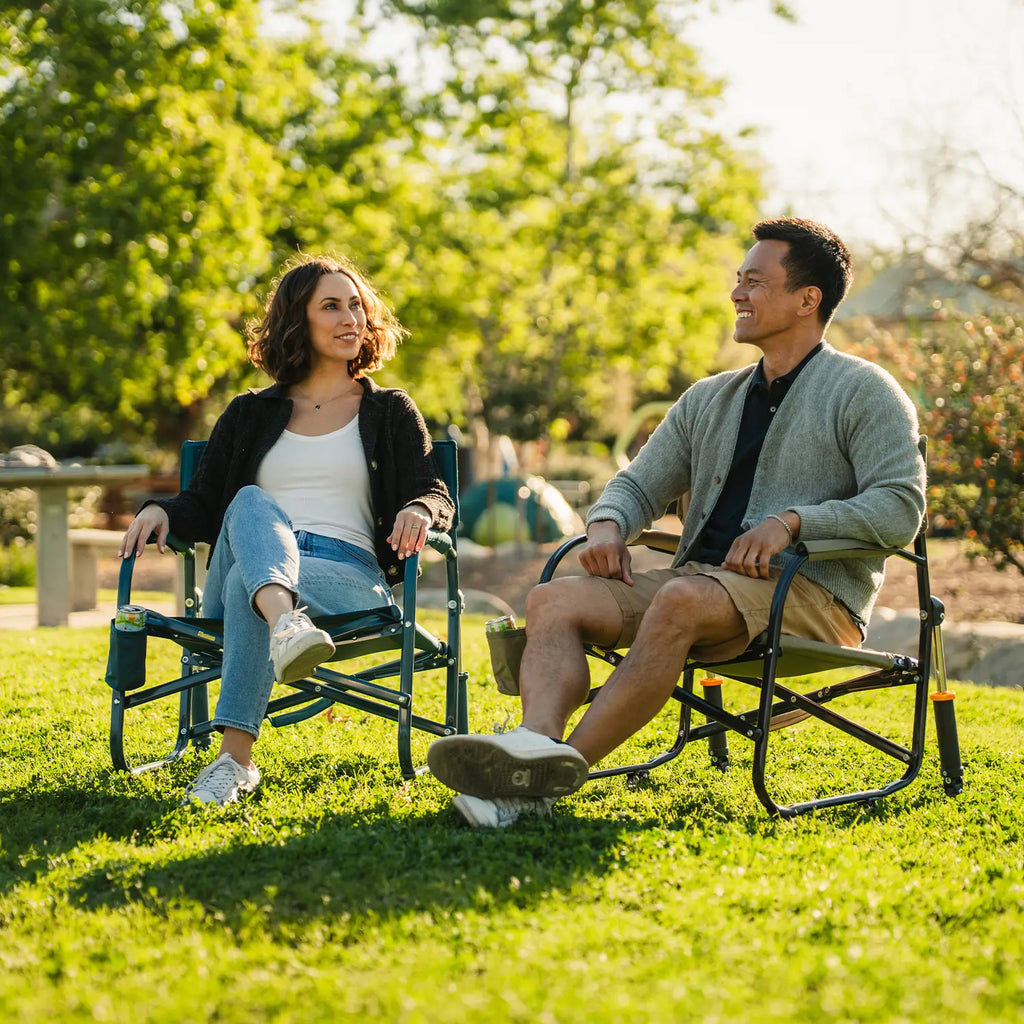 Smooth Motion Grab & Go Rocker - Choice 551 - Patented Spring-Action Rocking Chair for Camping Detail