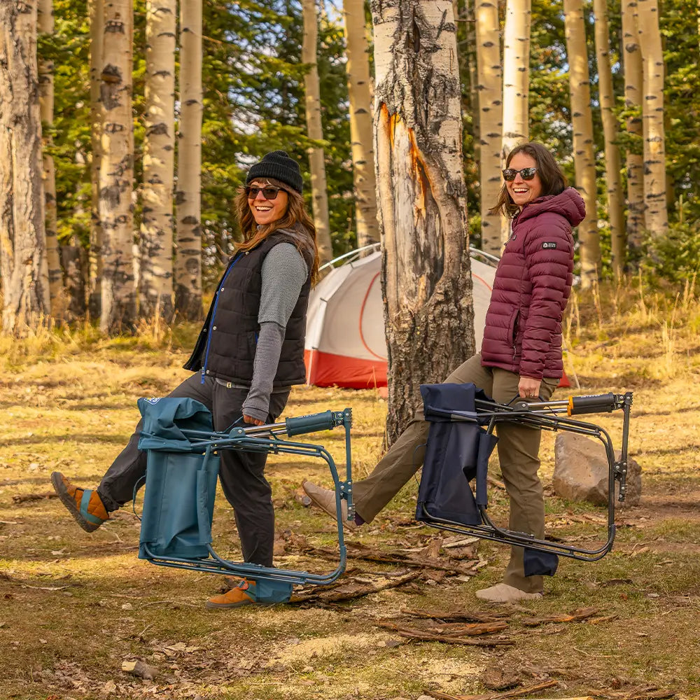 Smooth Motion Grab & Go Rocker - Choice 551 - Patented Spring-Action Rocking Chair for Camping Detail