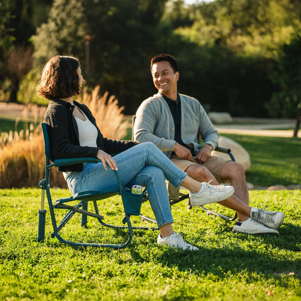 Smooth Motion Grab & Go Rocker - Choice 551 - Patented Spring-Action Rocking Chair for Camping Detail