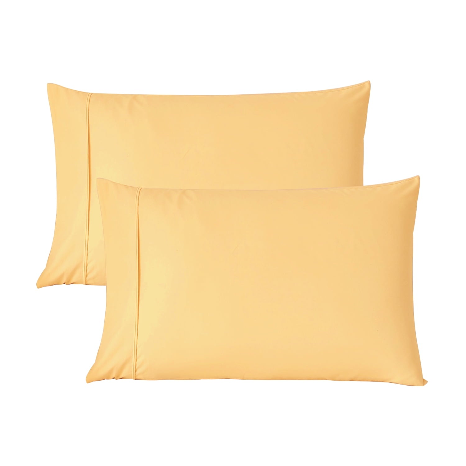 Hotel Collection Solid Print Pillow Cases, King, Beige, 2-Pieces - Ergonomic Memory Foam Pillow for Neck Pain Support - Default Title