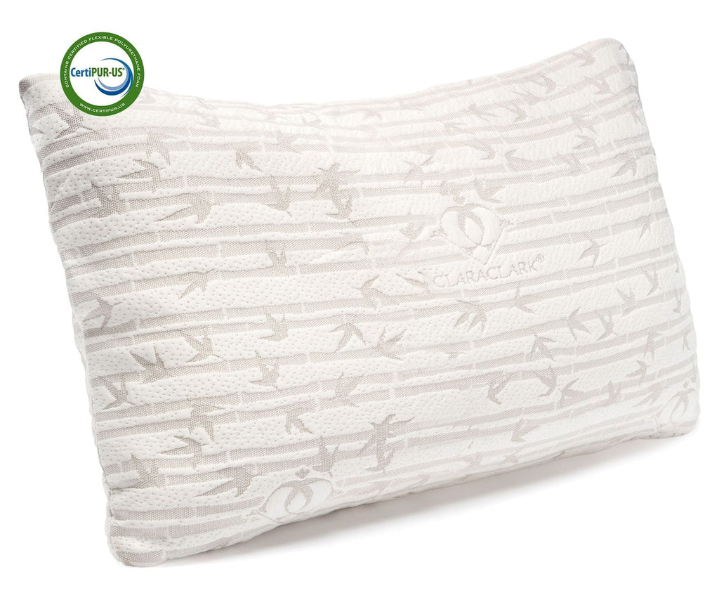 Fluffy Shredded Bed Pillow, Bamboo Pillows for Bed, Queen Size Pillows - Hotel Quality Plush Sleeping Pillows - Default Title