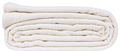 Reversible Sherpa Hospital Thermal Blanket Throw Snag Free | 100% Cotton | Twin 66"x90" | White (1) - Lightweight Plush Warm Blanket for All Seasons - Default Title