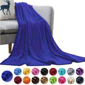 Reversible Sherpa Large Navy Fleece Throw Blankets, Throw Size Soft Fuzzy Blanket for Women Men and s, All Season Lightweight Microfibe... - Lightweight Plush Warm Blanket for All Seasons - Default Title