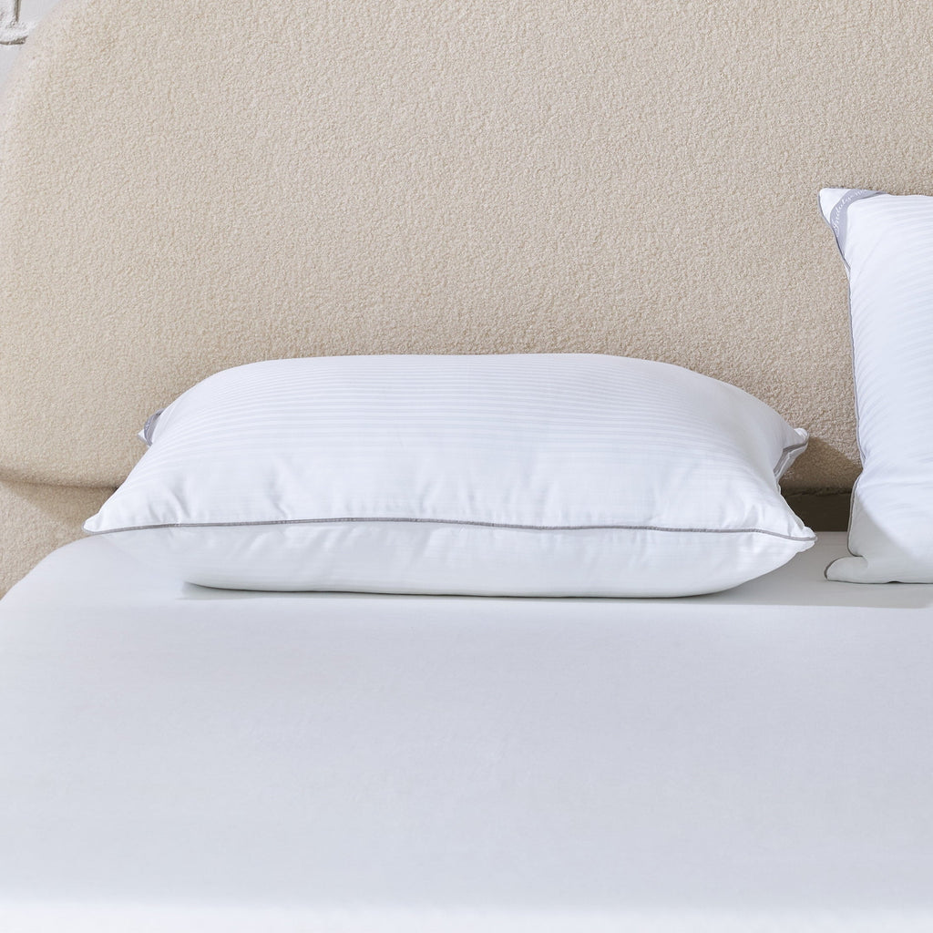 Orthopedic Support Down Alternative Bed Pillow, Standard/Queen - Ergonomic Memory Foam Pillow for Neck Pain Support - Default Title