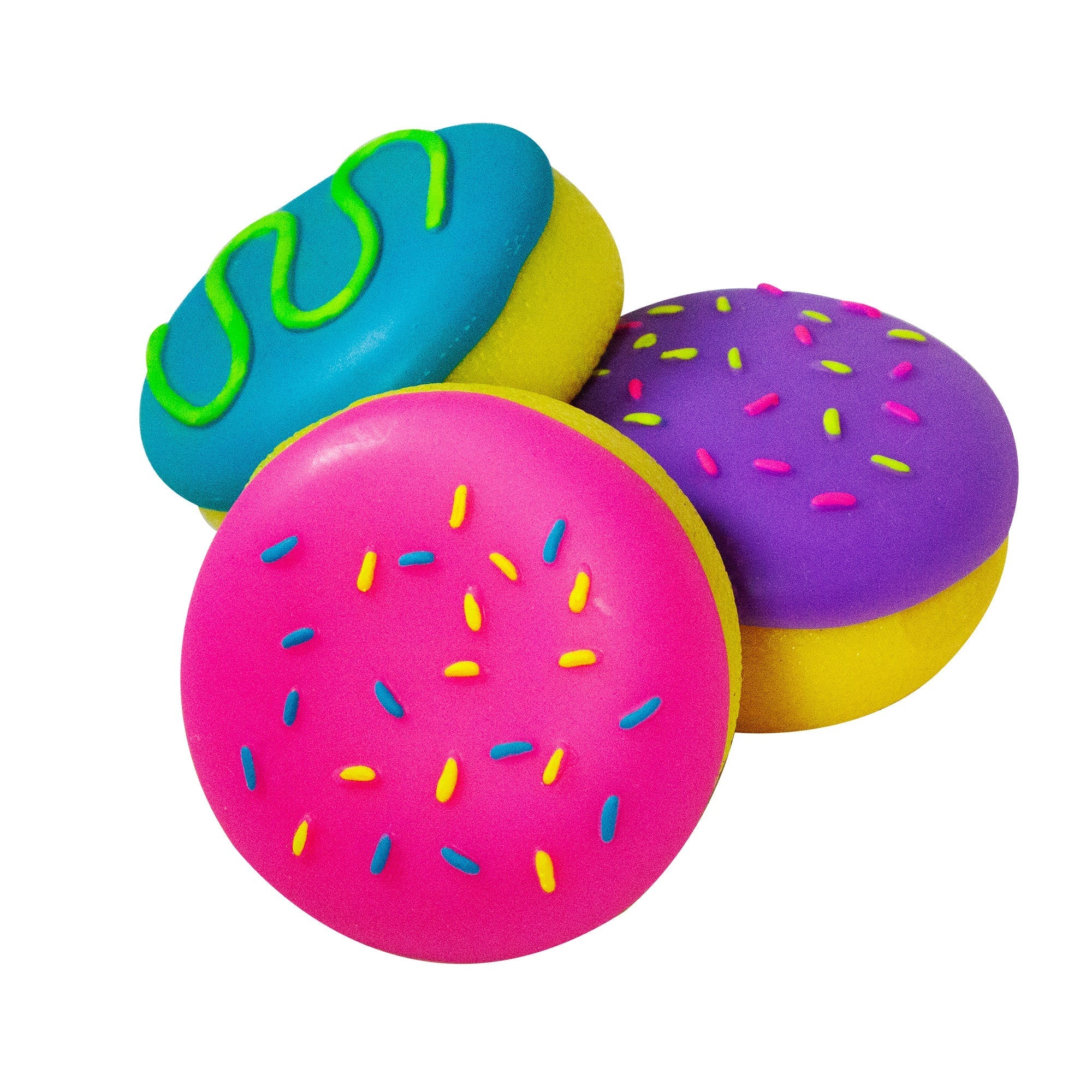 Deliciously Squishy Jelly Dohnut NeeDoh | Signature Seaside Lane - Fun Food Fidget Cookie Squishable Toy Detail
