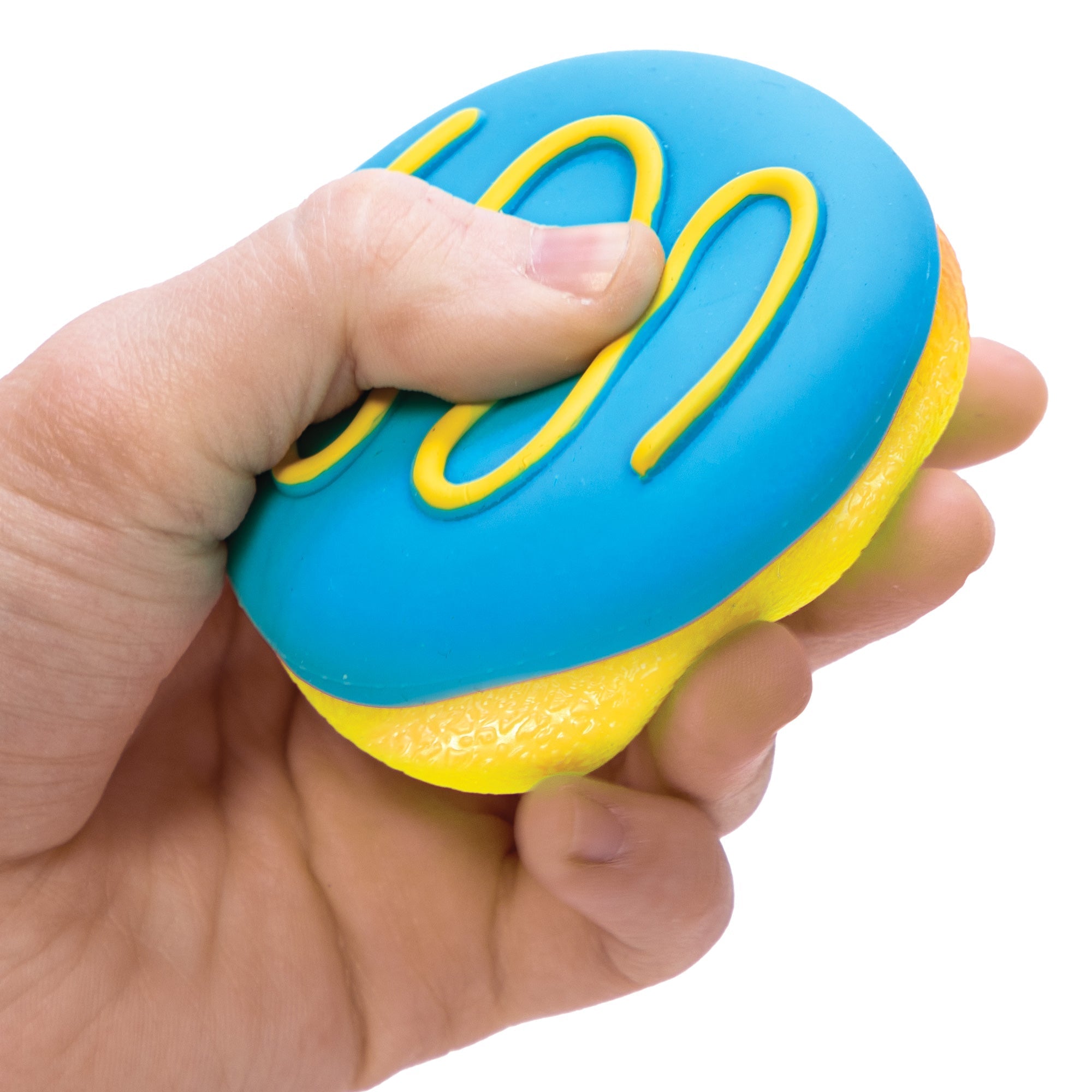Deliciously Squishy Jelly Dohnut NeeDoh | Signature Seaside Lane - Fun Food Fidget Cookie Squishable Toy Detail