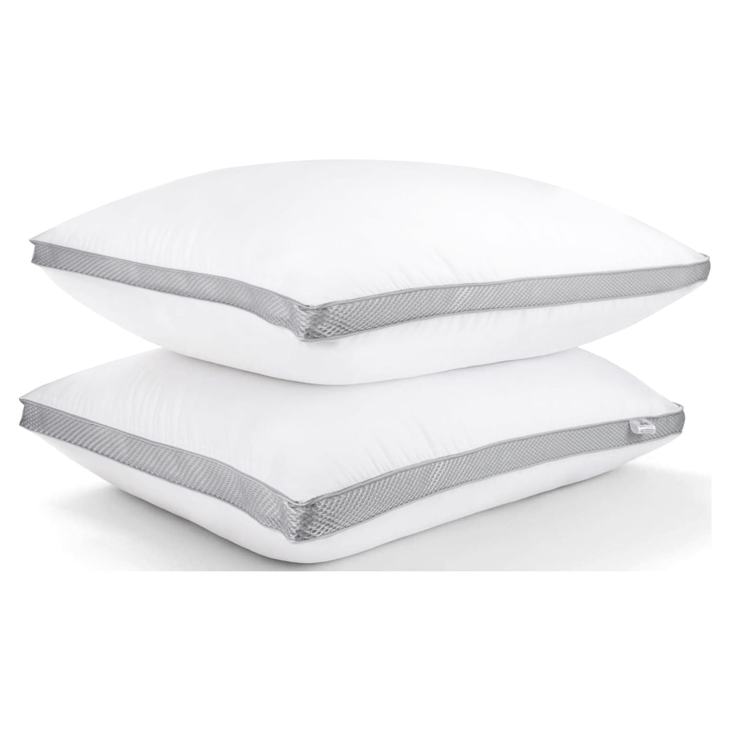 Hotel Collection 2 Pack Cotton Down Alternative Pillows,Queen Size Bed Pillows Gusseted Hypoallergenic - Hotel Quality Plush Sleeping Pillows - Default Title