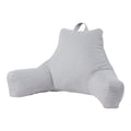 Ergonomic Memory Foam Jumbo Cement Gray Polyester Bed Rest Pillow - Ergonomic Memory Foam Pillow for Neck Pain Support - Default Title